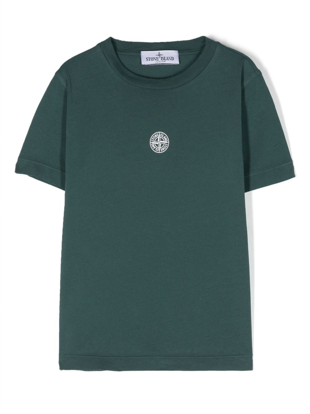 Stone Island Junior Compass-motif cotton T-shirt - Green von Stone Island Junior