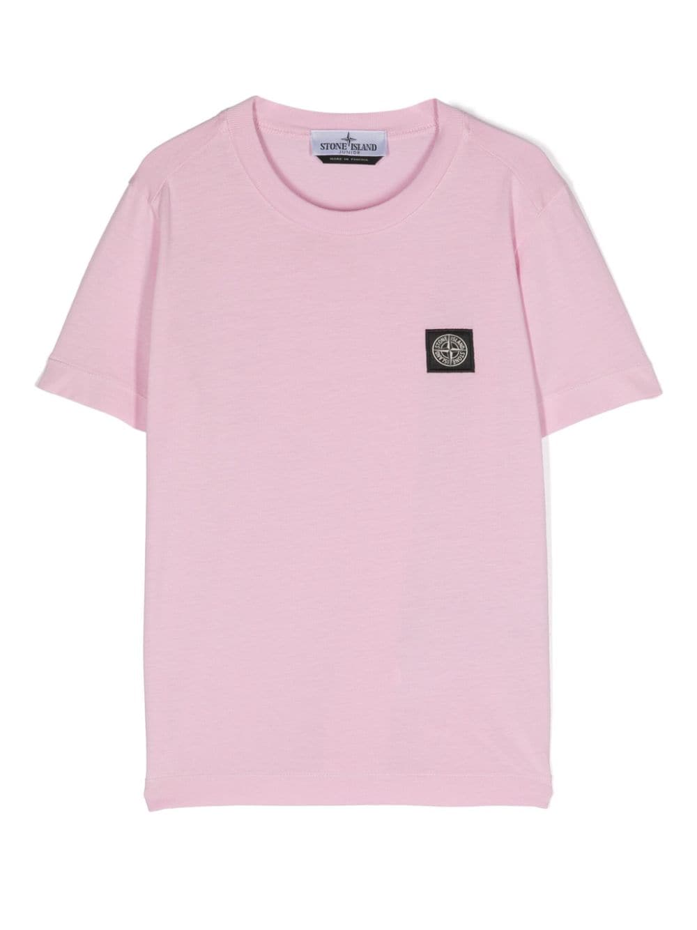 Stone Island Junior Compass-motif cotton T-shirt - Pink von Stone Island Junior