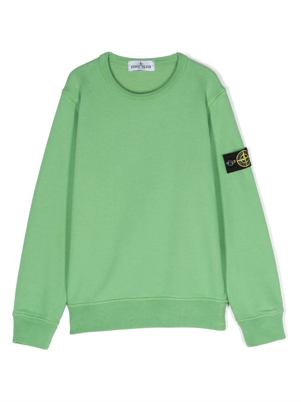 Stone Island Junior Compass-motif cotton sweatshirt - Green von Stone Island Junior