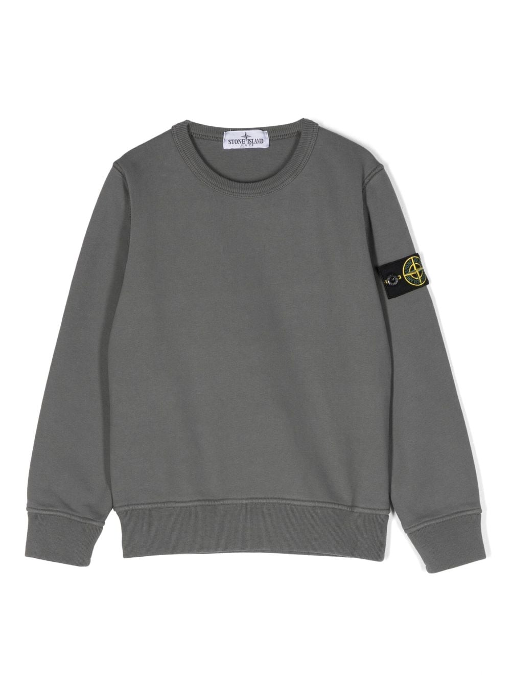 Stone Island Junior Compass-motif cotton sweatshirt - Grey von Stone Island Junior