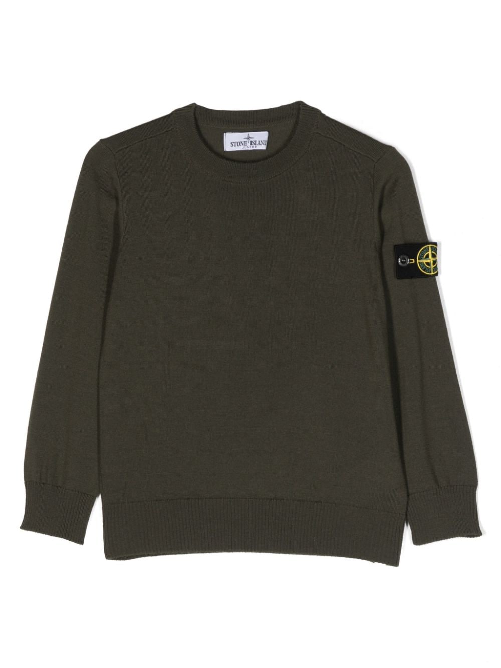 Stone Island Junior Compass-motif crew-neck sweatshirt - Green von Stone Island Junior