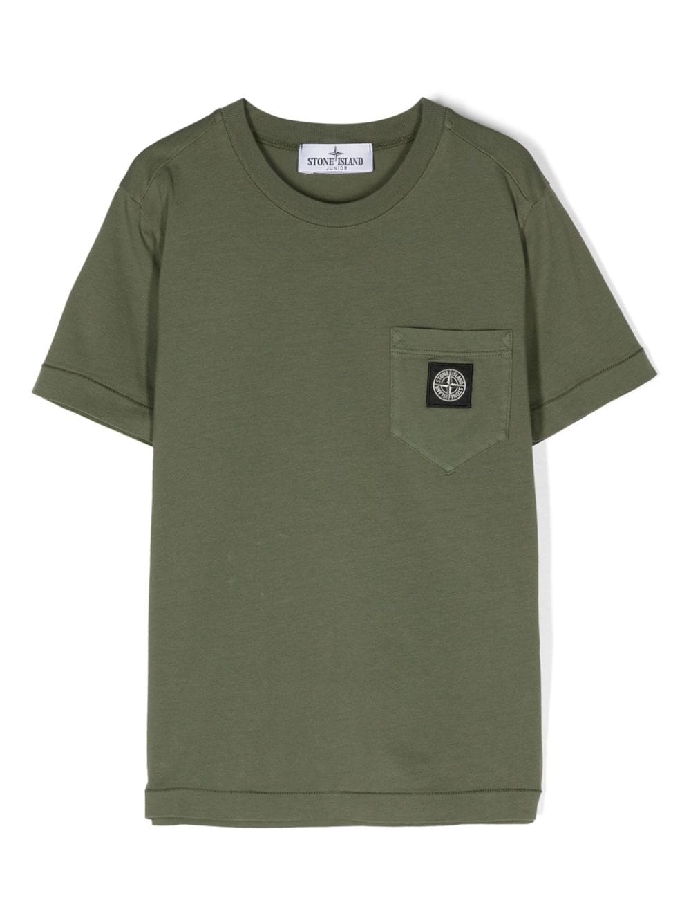 Stone Island Junior Compass-patch cotton T-shirt - Green von Stone Island Junior