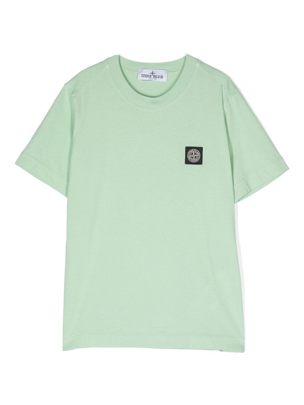 Stone Island Junior Compass-patch cotton T-shirt - Green von Stone Island Junior