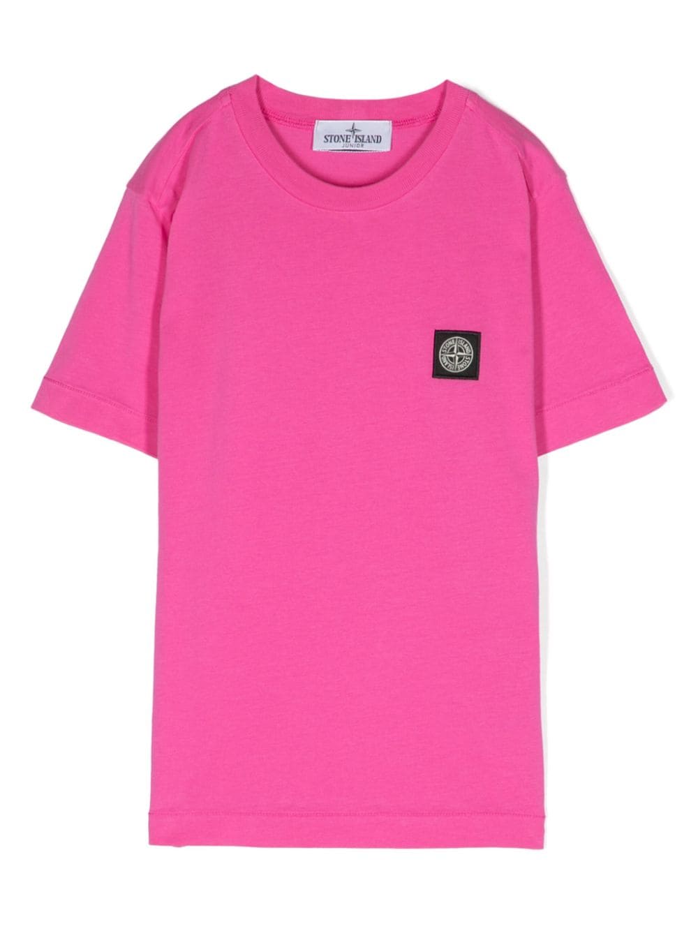 Stone Island Junior Compass-patch cotton Ts-hirt - Pink von Stone Island Junior