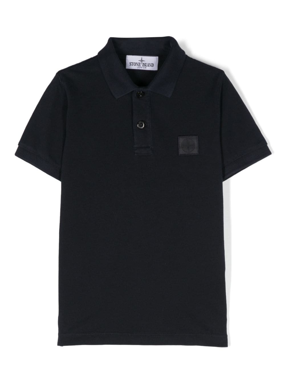 Stone Island Junior Compass-patch cotton polo - Blue von Stone Island Junior