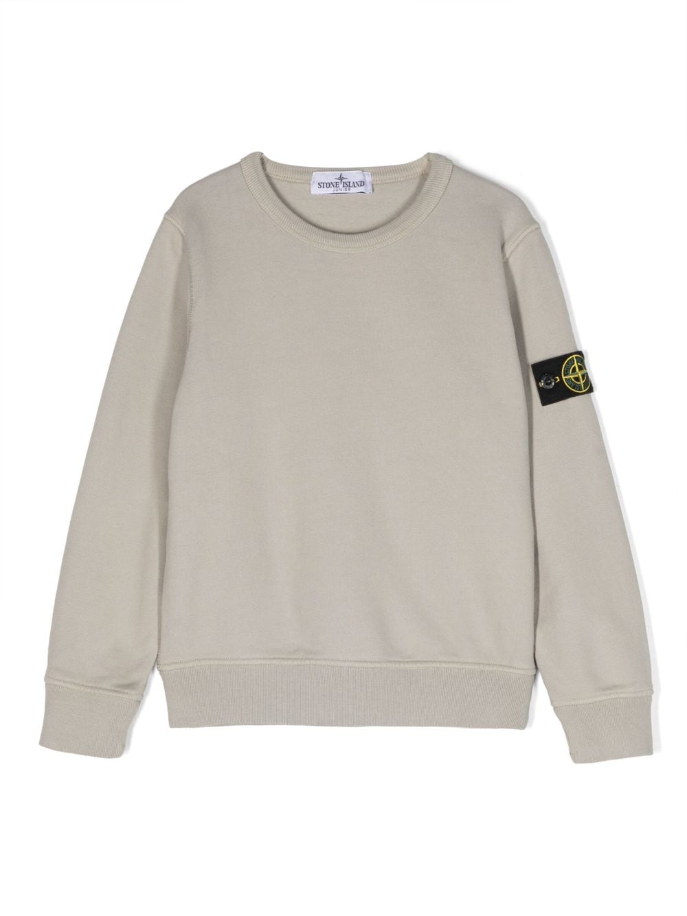 Stone Island Junior Compass-patch cotton sweatshirt - Grey von Stone Island Junior