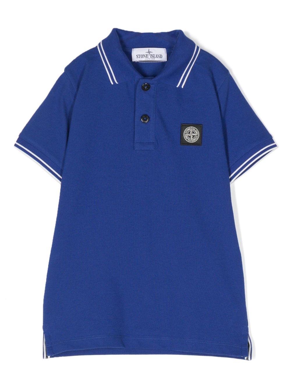 Stone Island Junior Compass-patch polo shirt - Blue von Stone Island Junior