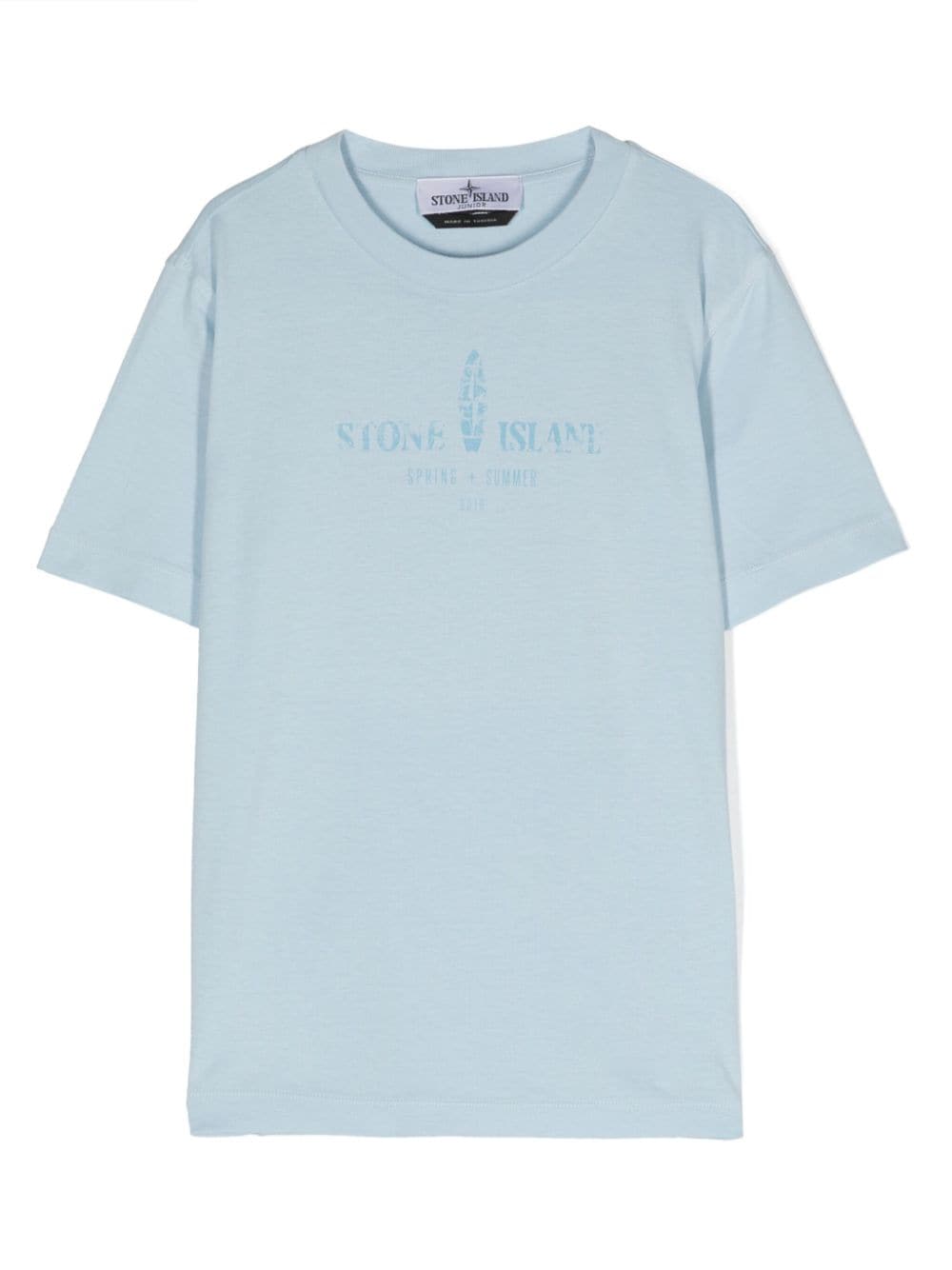Stone Island Junior Compass-print T-shirt - Blue von Stone Island Junior