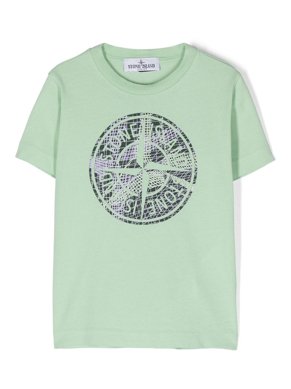 Stone Island Junior Compass-print cotton T-shirt - Green von Stone Island Junior