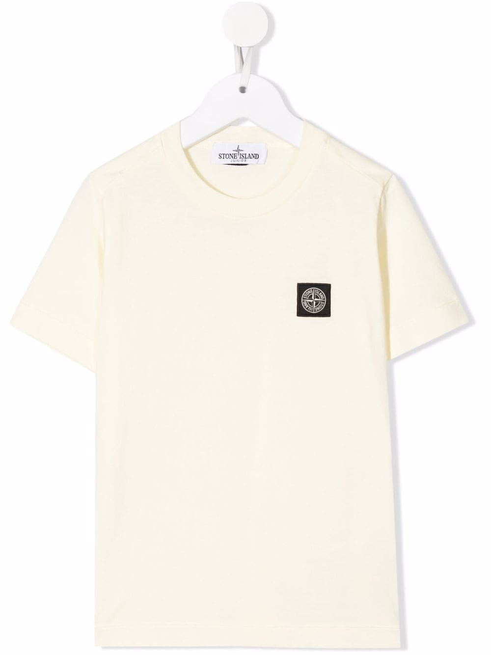 Stone Island Junior chest logo-patch T-shirt - Yellow von Stone Island Junior