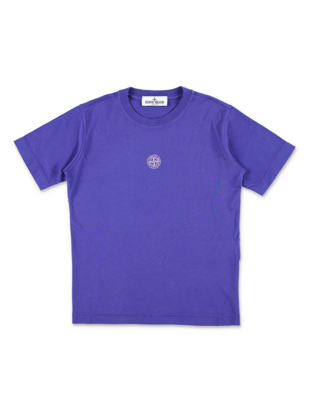 Stone Island Junior embroidered-logo cotton t-shirt - Blue von Stone Island Junior