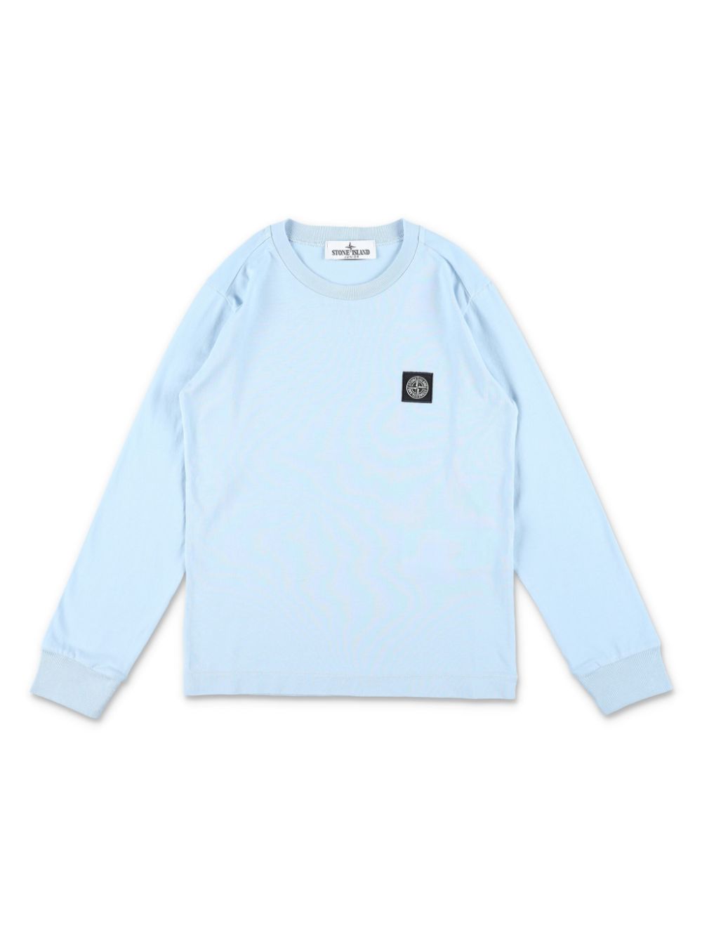 Stone Island Junior logo-patch cotton sweatshirt - Blue von Stone Island Junior