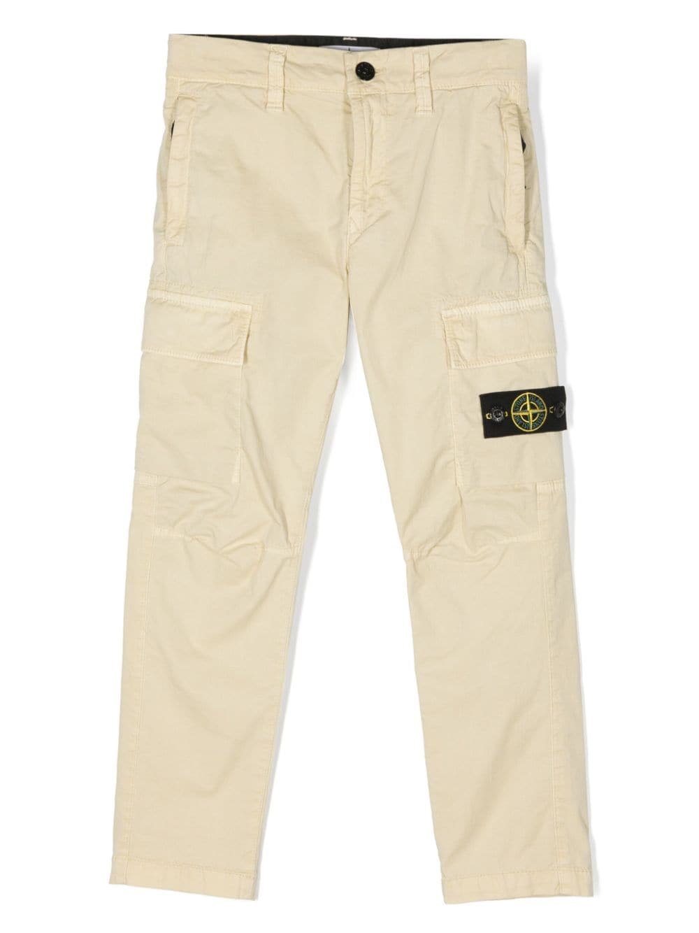 Stone Island Junior slim-cut cargo trousers - Neutrals von Stone Island Junior