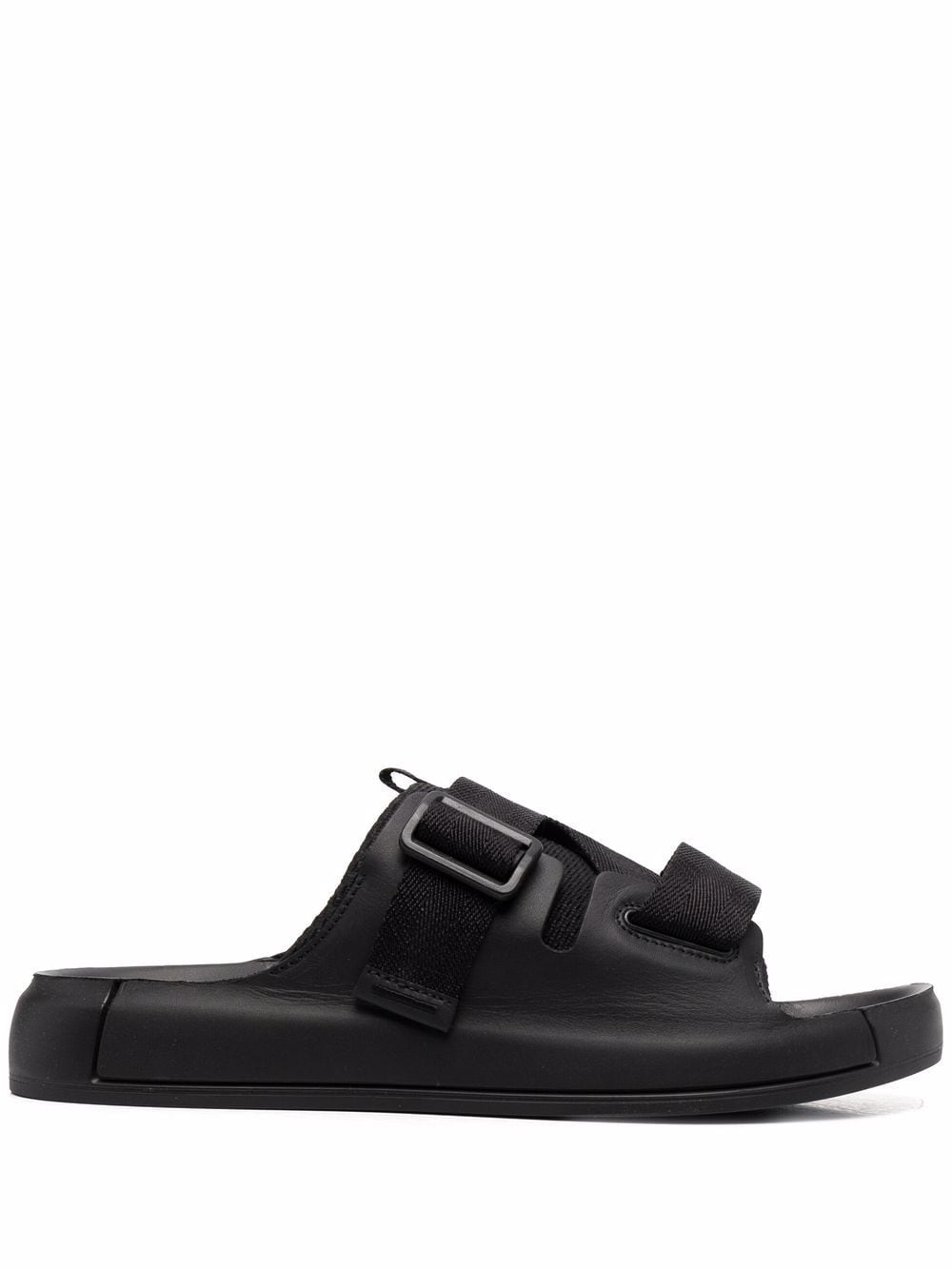 Stone Island Shadow Project double-buckle sandals - Black von Stone Island Shadow Project