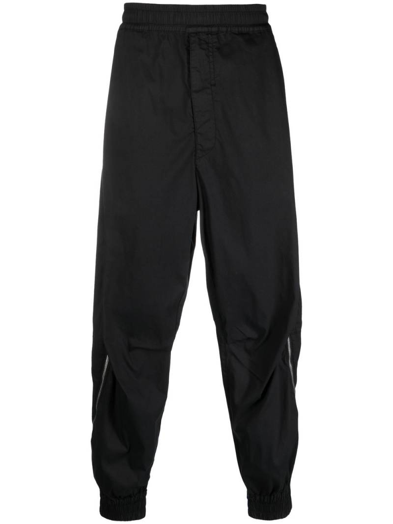 Stone Island Shadow Project zip-detailing loose-fit trousers - Black von Stone Island Shadow Project