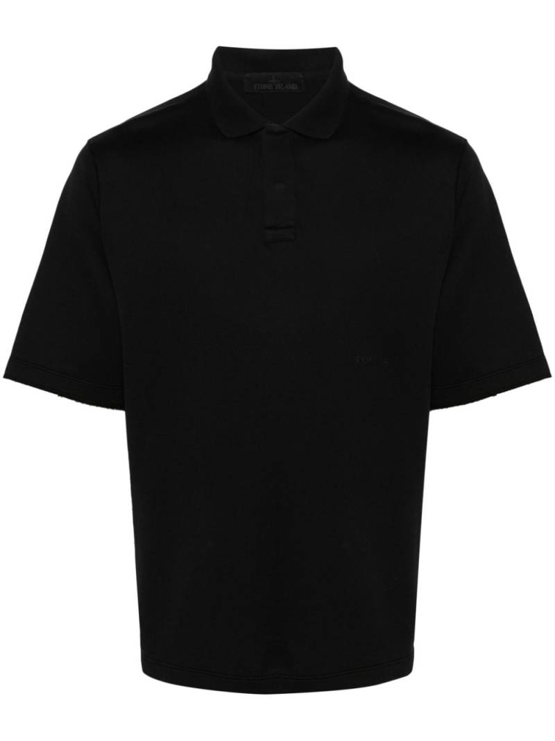 Stone Island 216F3 Ghost Piece polo shirt - Black von Stone Island