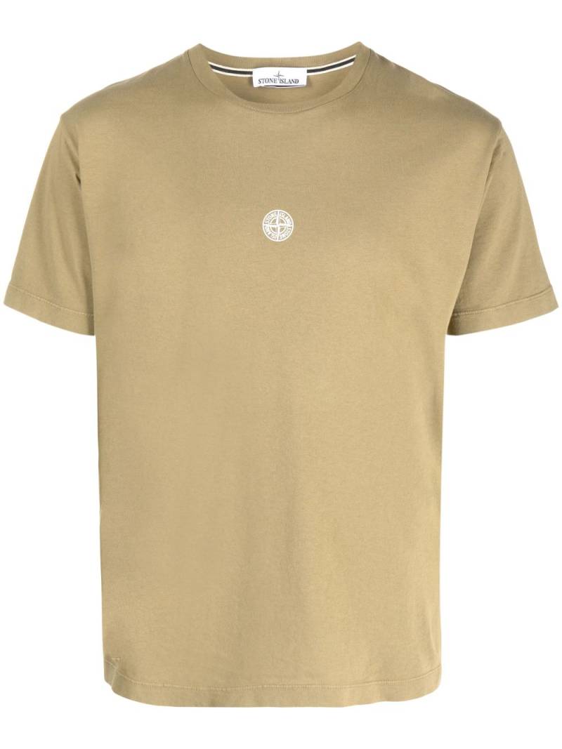 Stone Island logo-print cotton T-shirt - Green von Stone Island
