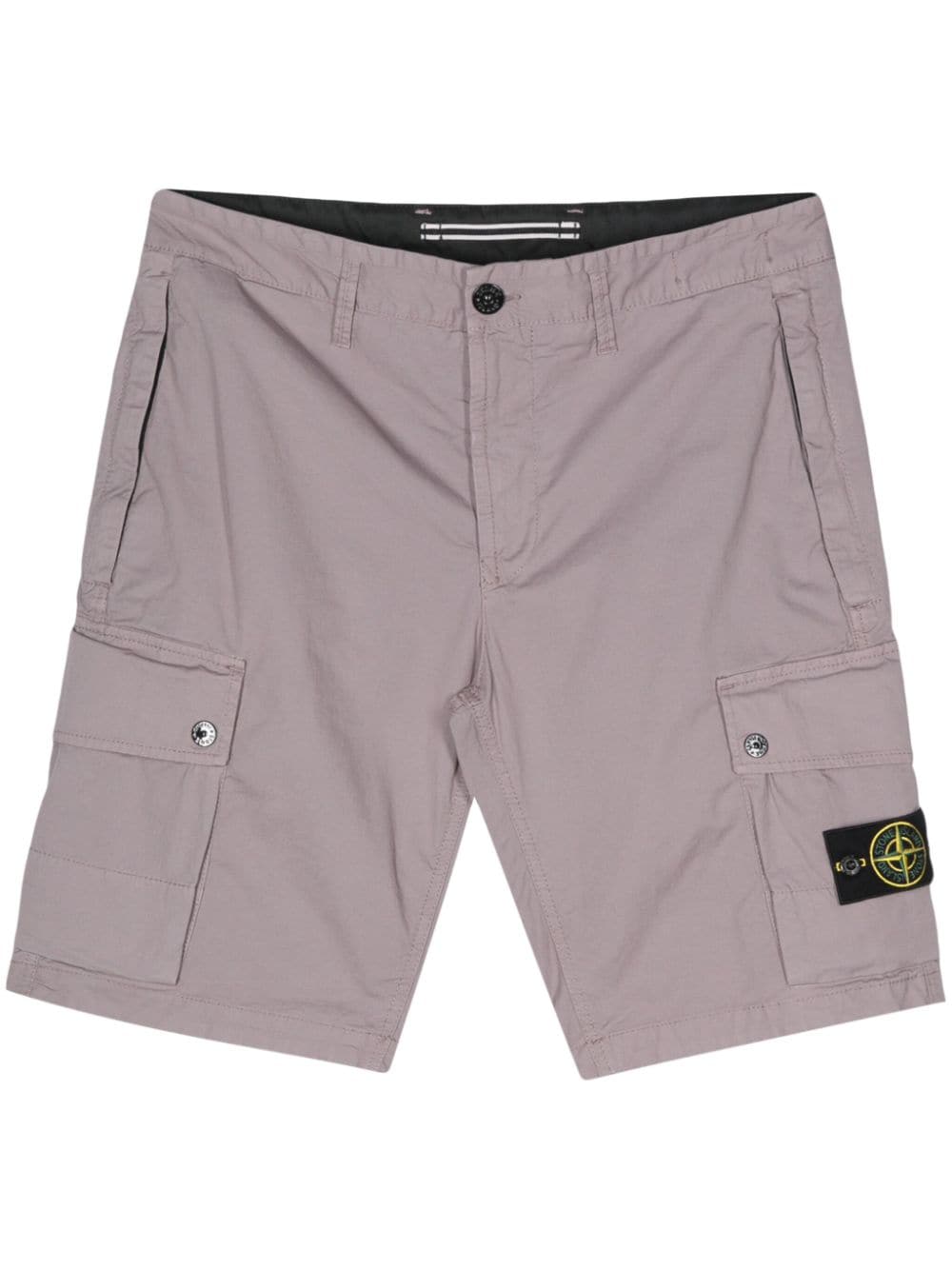 Stone Island Compass-badge bermuda shorts - Grey