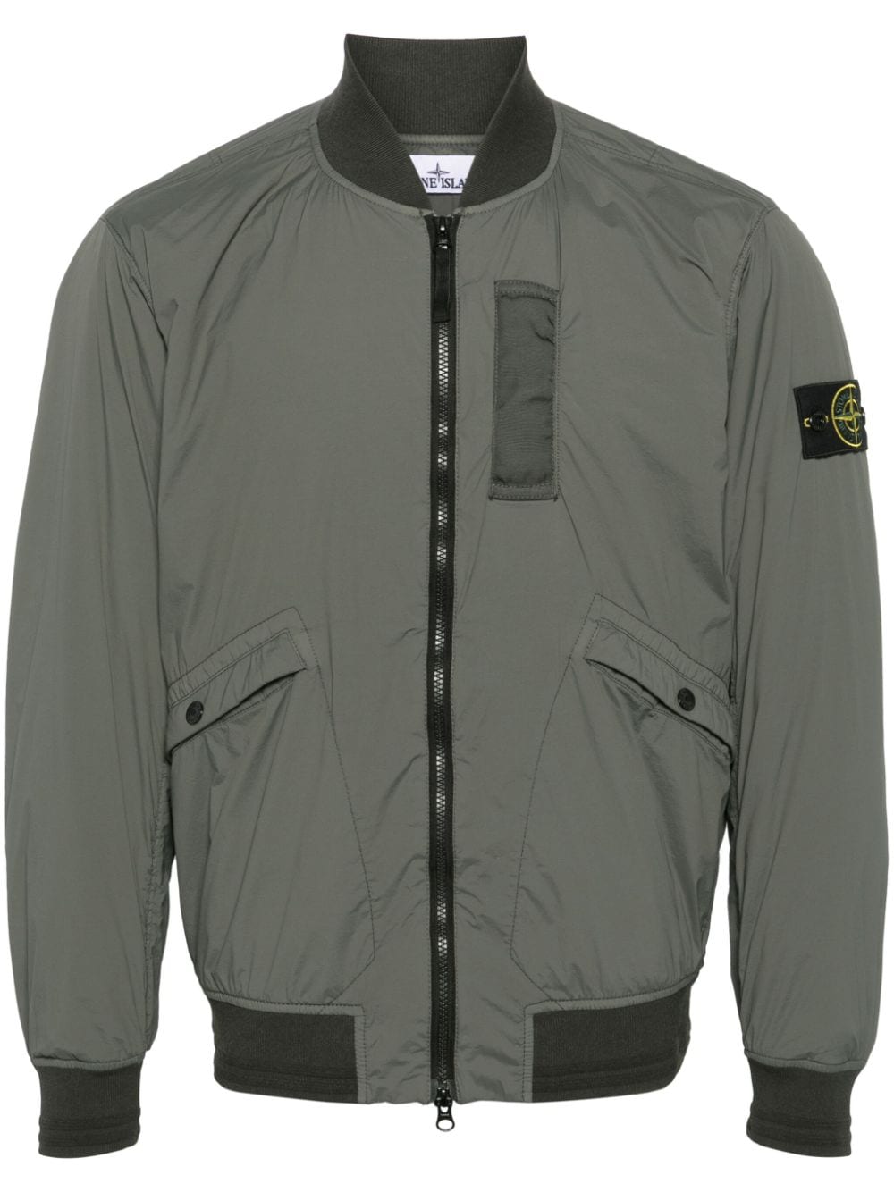 Stone Island Compass-badge bomber jacket - Green von Stone Island