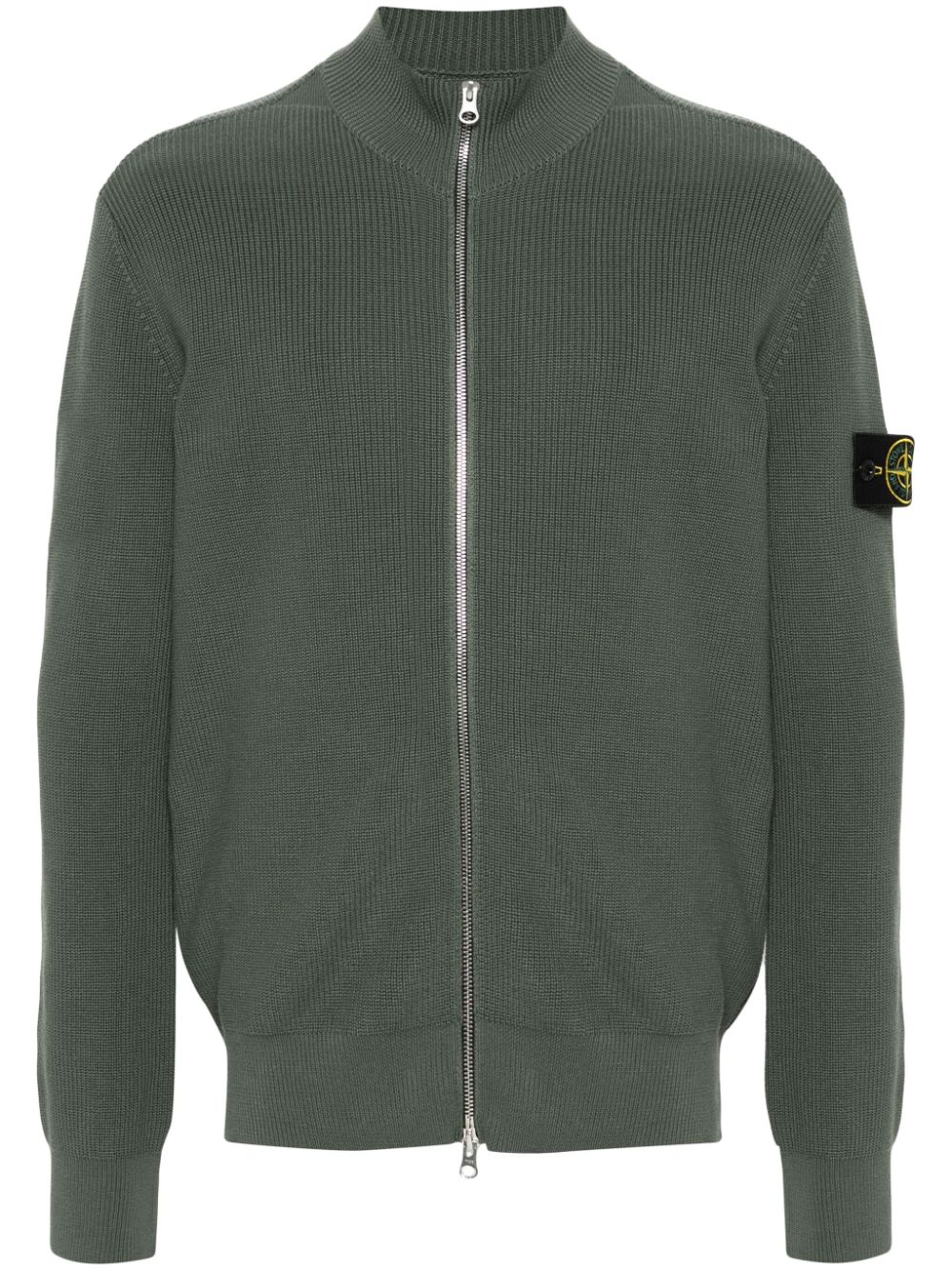 Stone Island Compass-badge cardigan - Green von Stone Island