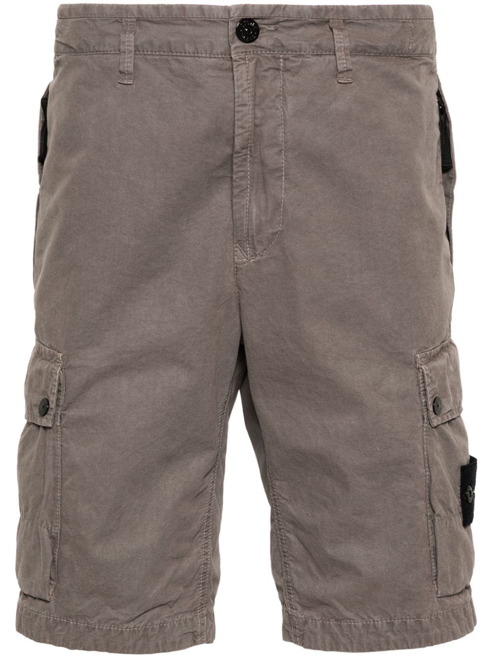 Stone Island Compass-badge cargo shorts - Brown von Stone Island