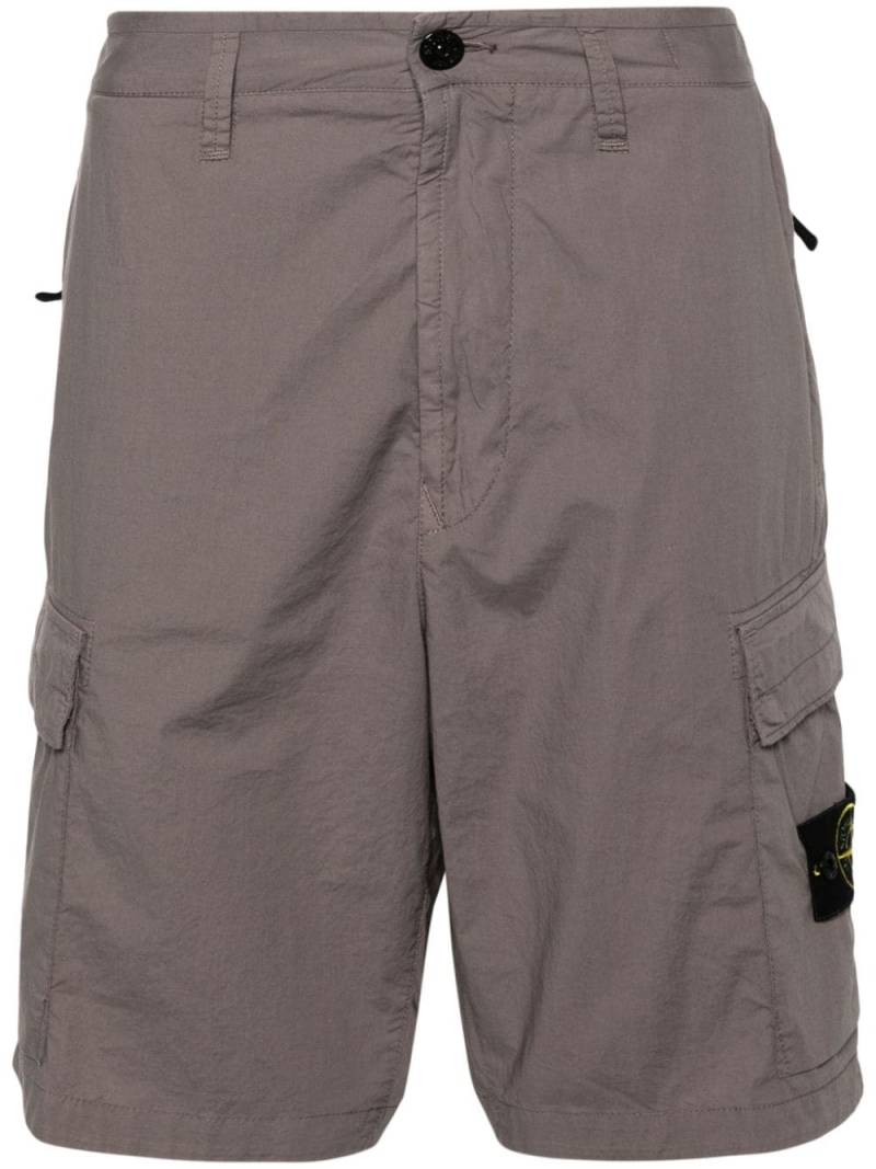 Stone Island Compass-badge cargo shorts - Grey von Stone Island