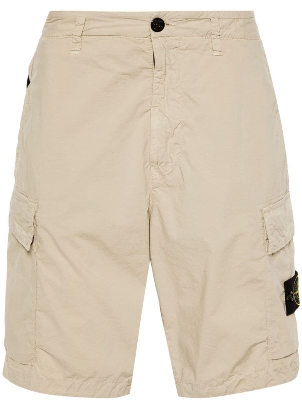 Stone Island Compass-badge cargo shorts - Neutrals von Stone Island