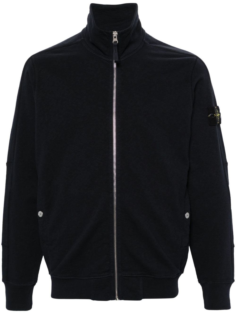 Stone Island Compass-badge cotton cardigan - Blue von Stone Island