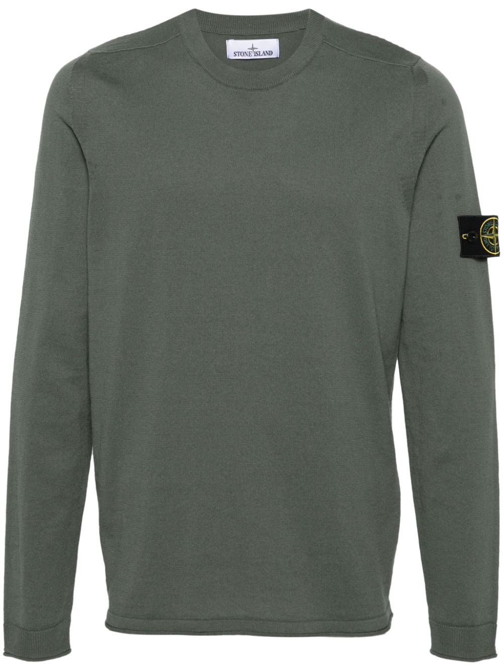 Stone Island Compass-badge cotton jumper - Green von Stone Island