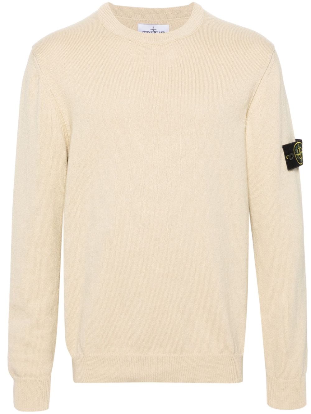 Stone Island Compass-badge cotton jumper - Neutrals von Stone Island