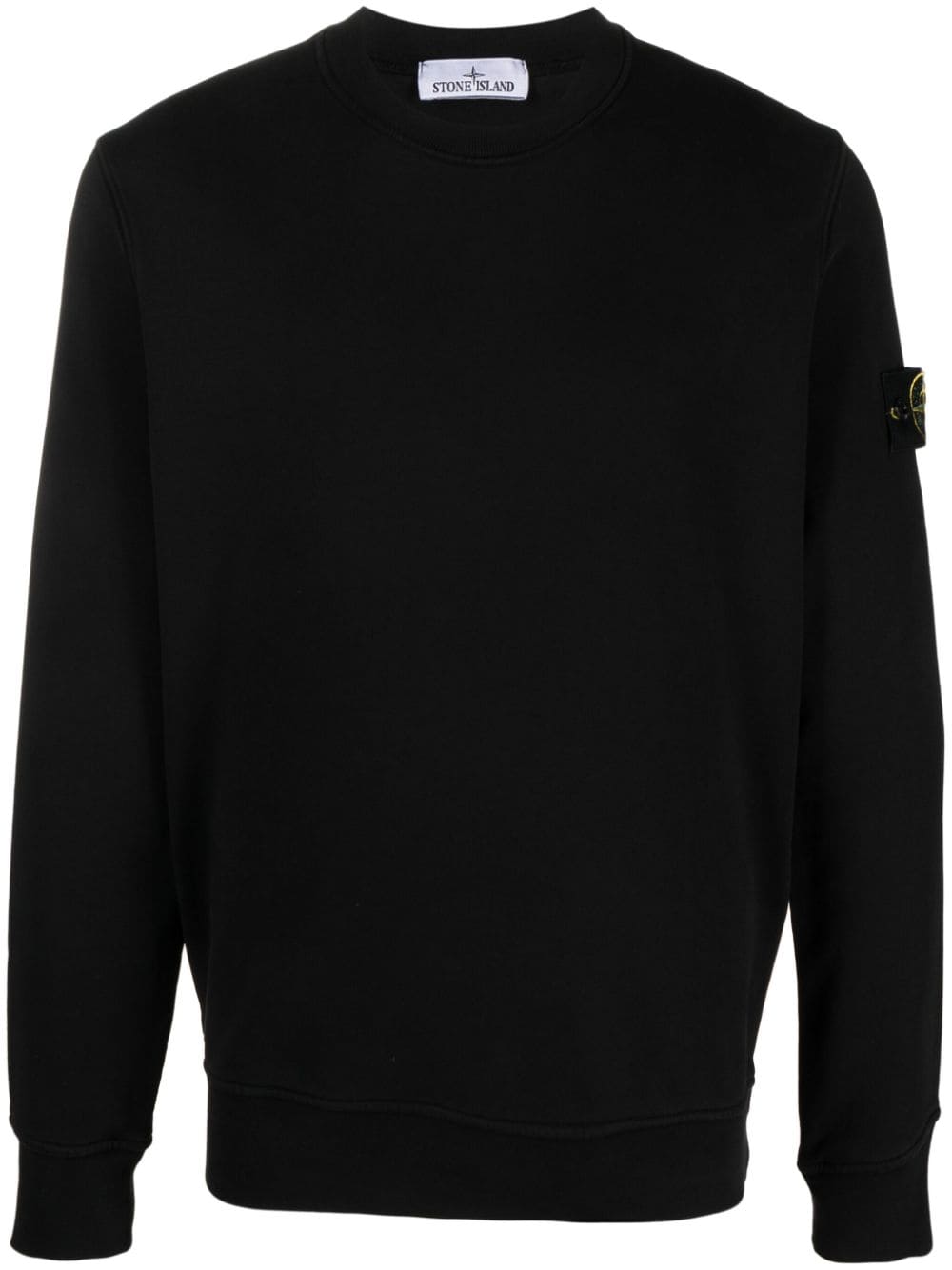 Stone Island Compass-badge cotton sweatshirt - Black von Stone Island