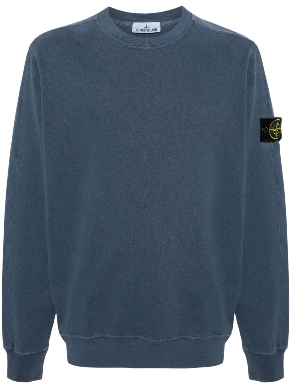 Stone Island Compass-badge cotton sweatshirt - Blue von Stone Island