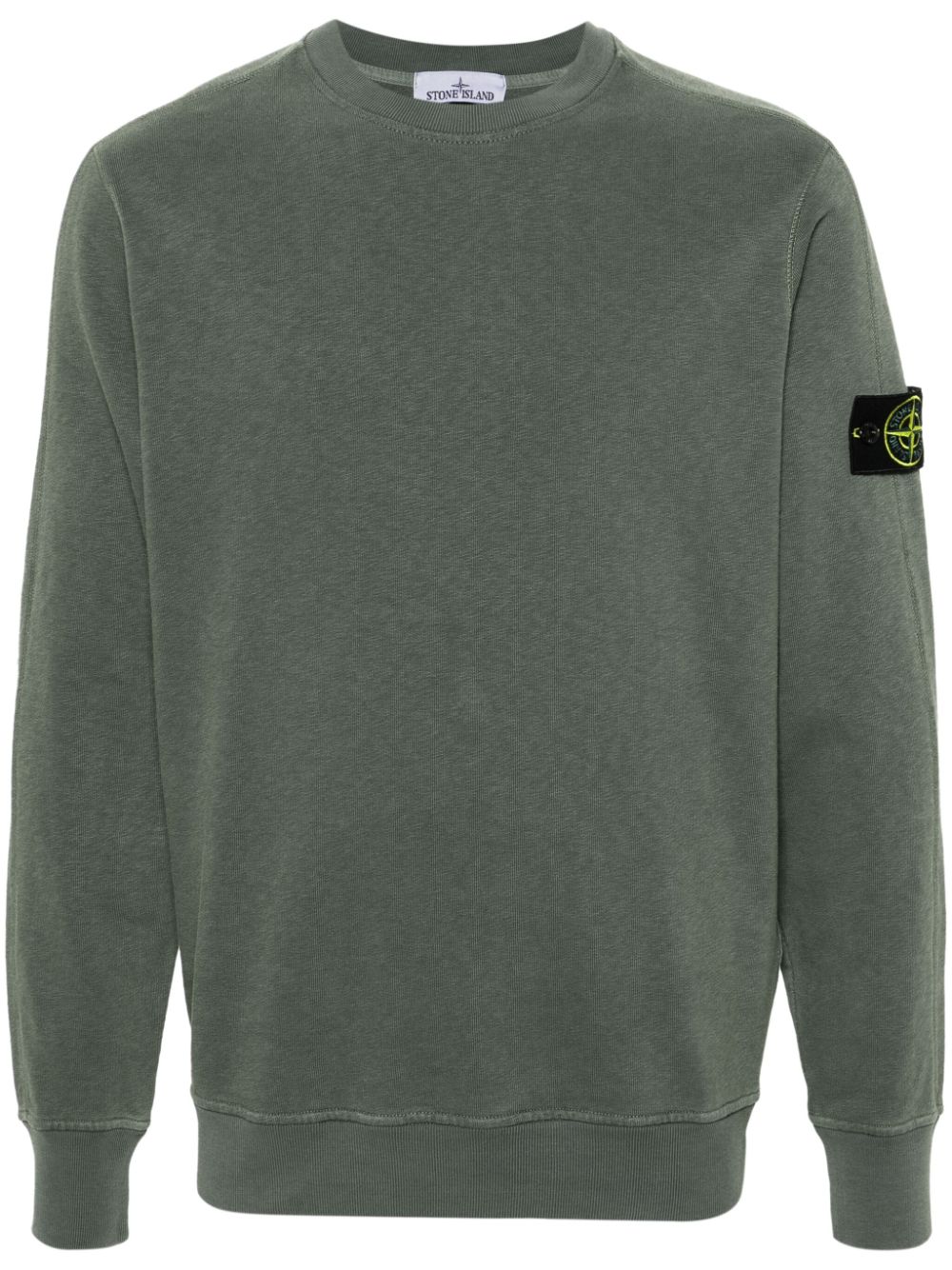 Stone Island Compass-badge cotton sweatshirt - Green von Stone Island