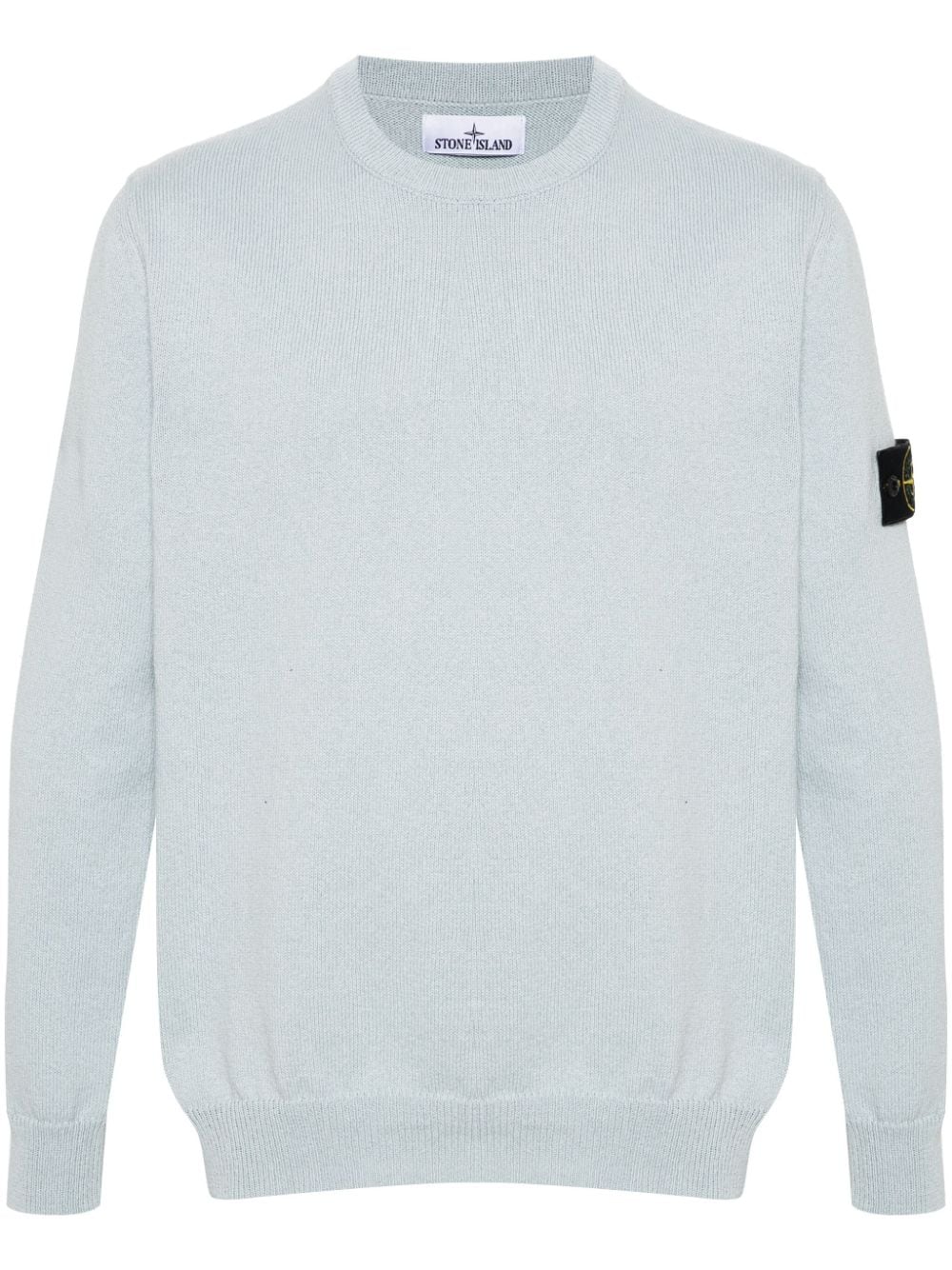 Stone Island Compass-badge knitted jumper - Blue von Stone Island