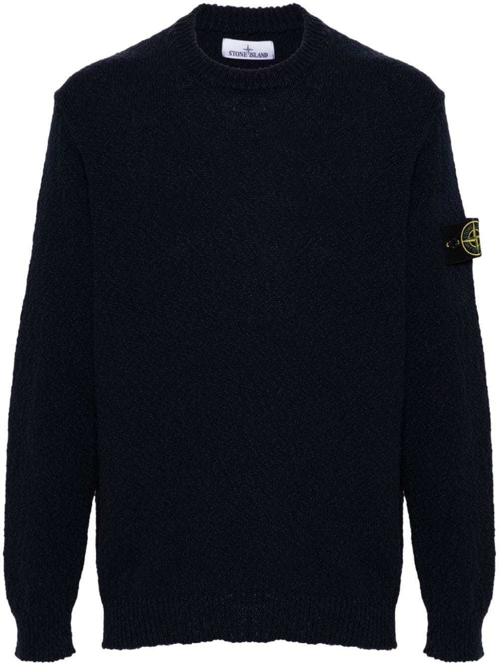 Stone Island Compass-badge knitted jumper - Blue von Stone Island