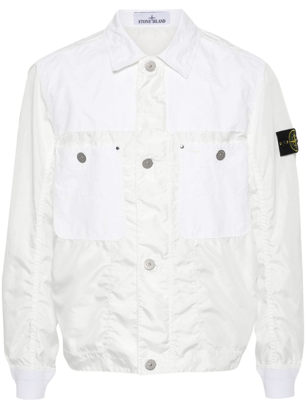 Stone Island Compass-badge lightweight jacket - White von Stone Island