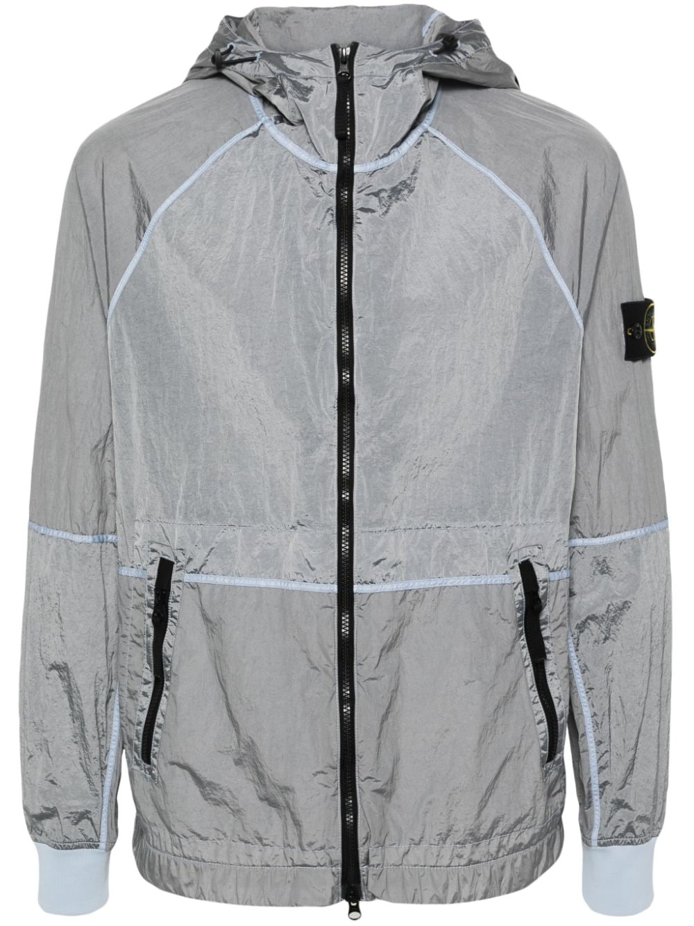 Stone Island Compass-badge shell jacket - Grey von Stone Island