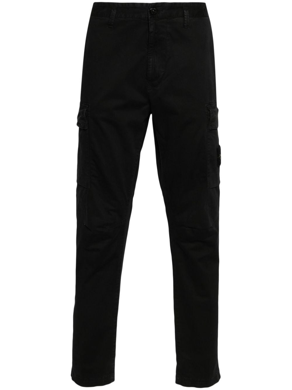 Stone Island Compass-badge straight-leg trousers - Black von Stone Island