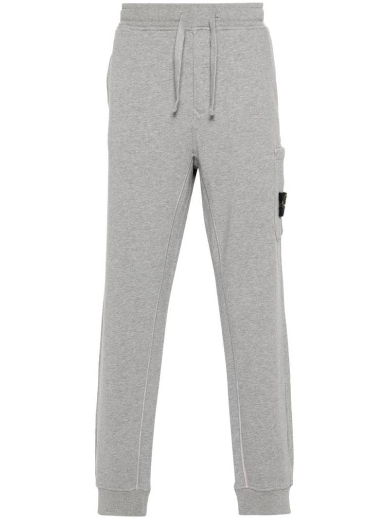 Stone Island Compass-appliqué track pants - Grey von Stone Island