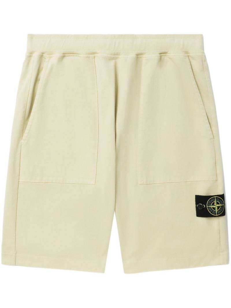 Stone Island Compass-badge track shorts - Neutrals von Stone Island