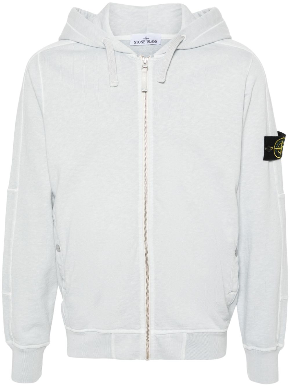 Stone Island Compass-badge zip-up hoodie - Blue von Stone Island