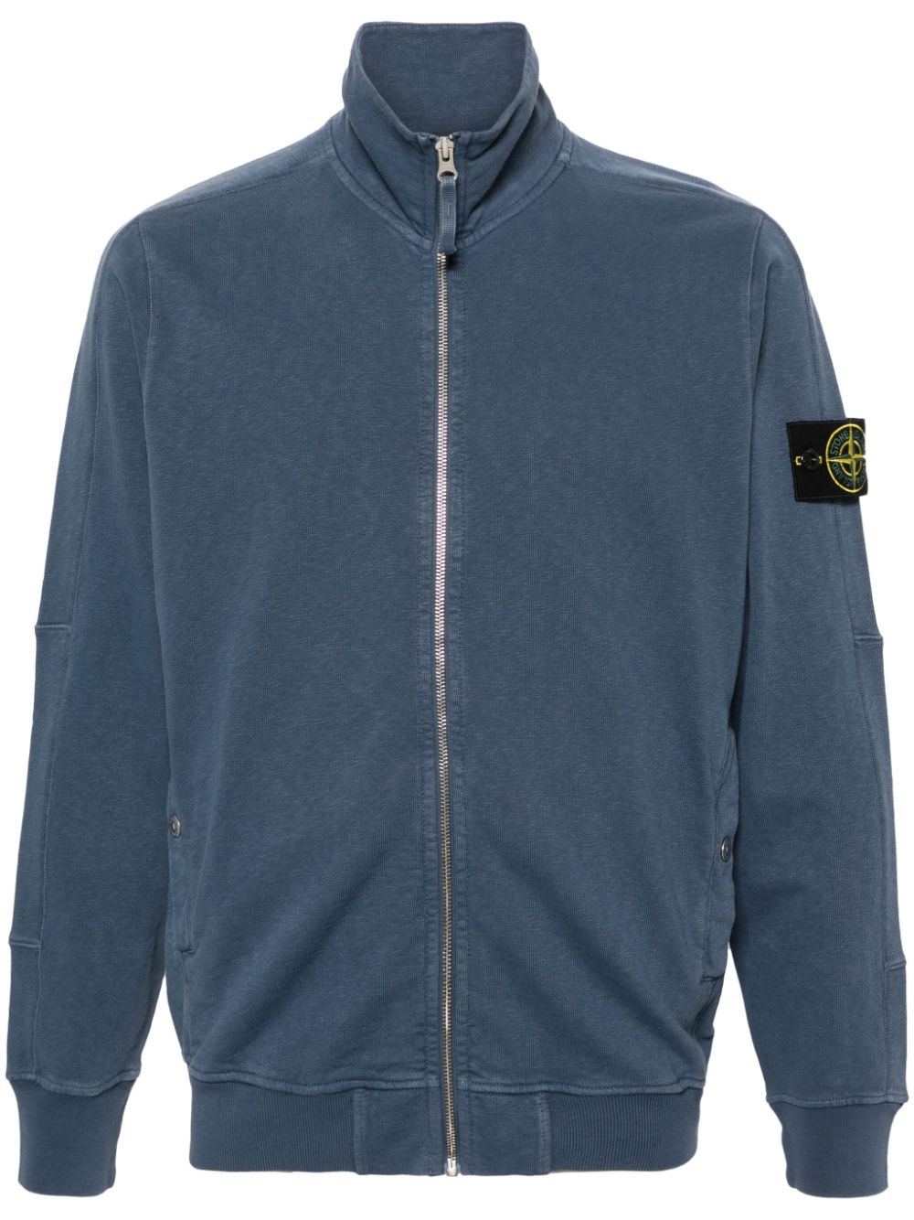 Stone Island Compass-badge zip-up sweatshirt - Blue von Stone Island
