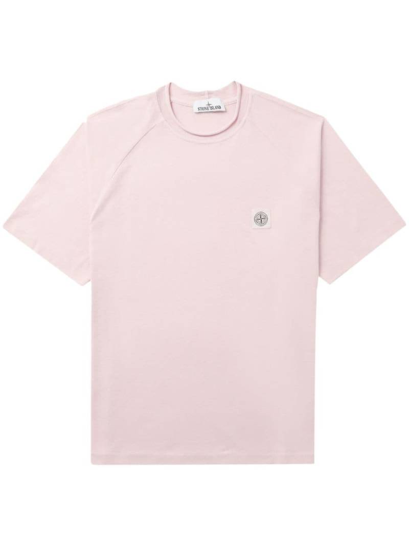 Stone Island Compass cotton T-shirt - Neutrals von Stone Island