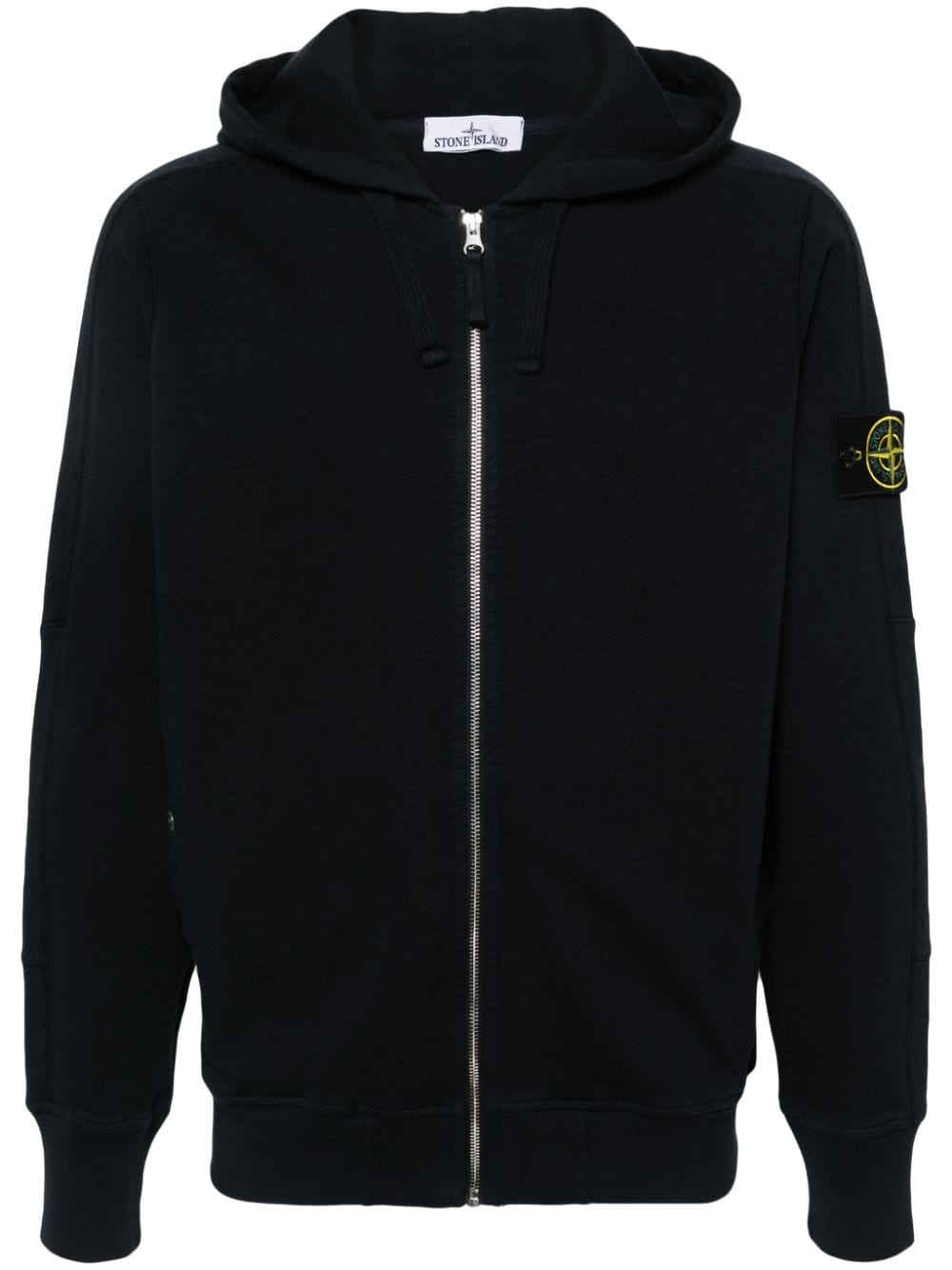 Stone Island Compass cotton hoodie - Blue von Stone Island