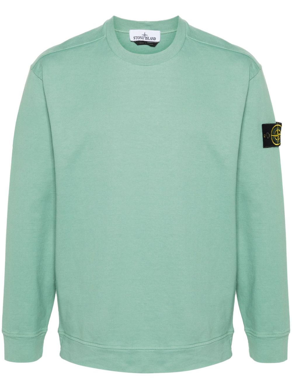 Stone Island Compass cotton sweatshirt - Green von Stone Island