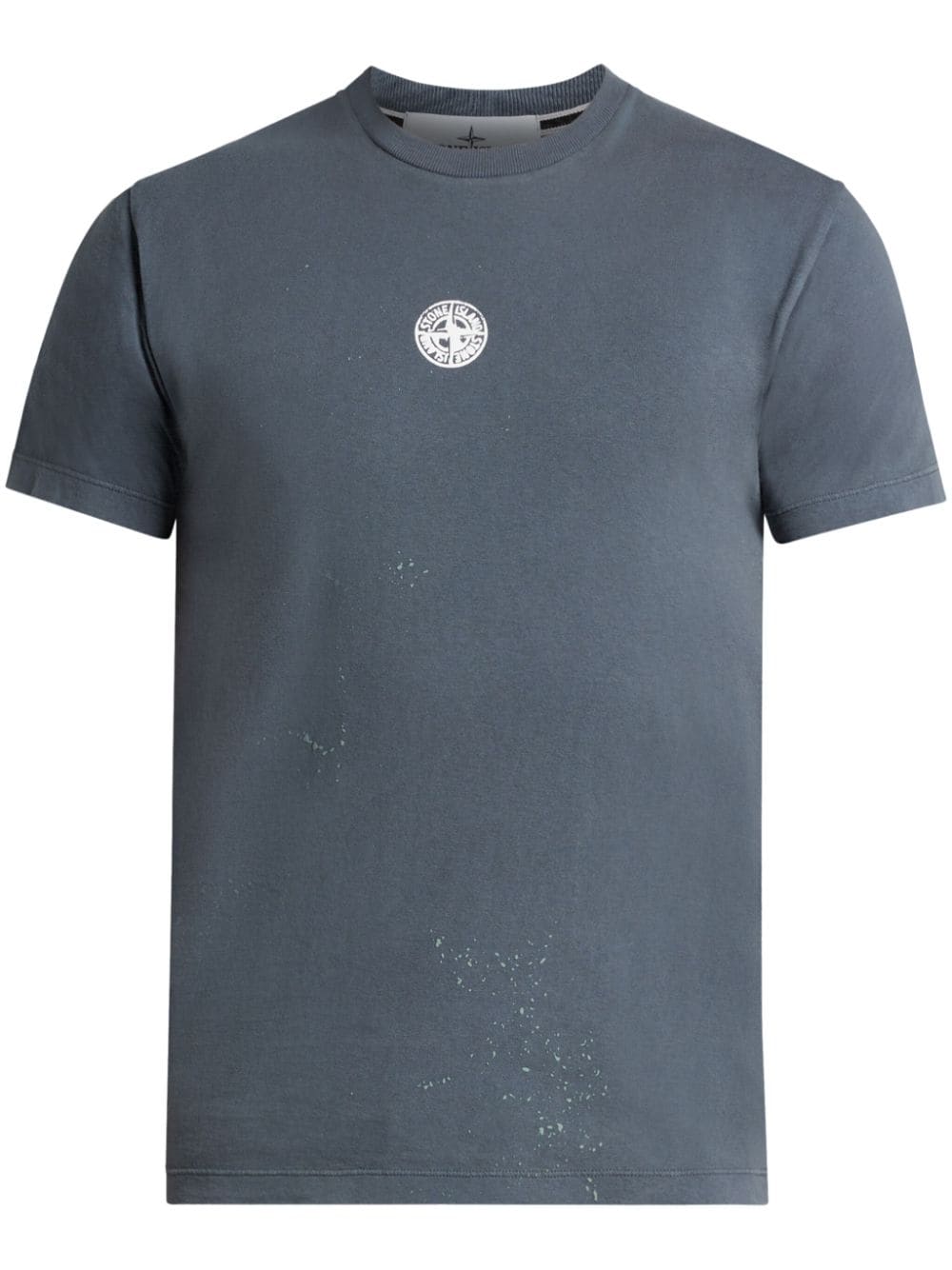 Stone Island Compass logo-print cotton T-shirt - Grey von Stone Island