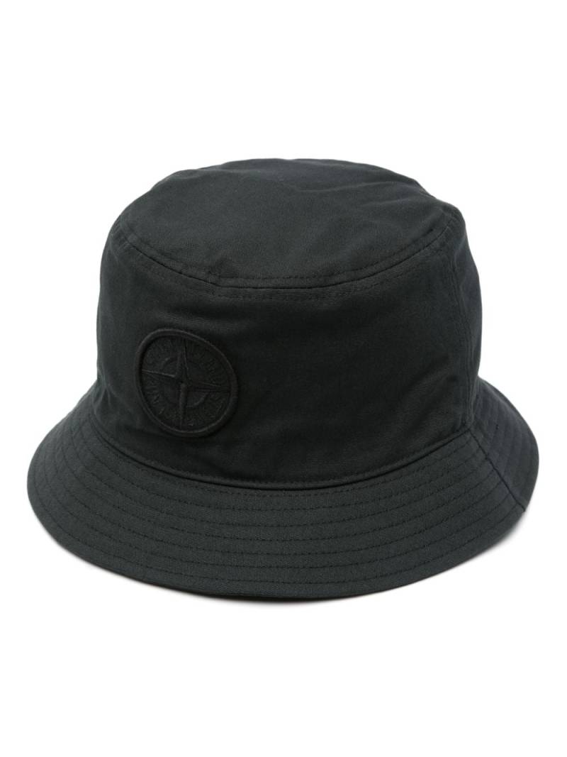 Stone Island Compass-motif cotton bucket hat - Black von Stone Island