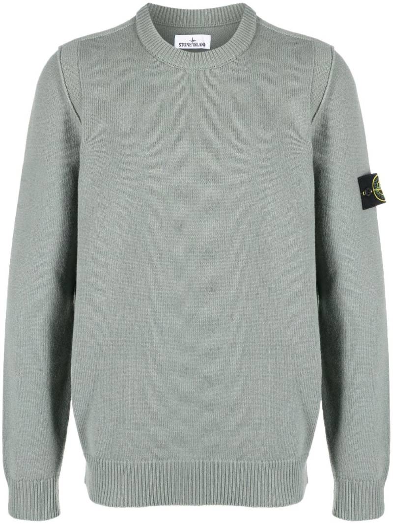 Stone Island Compass-motif cotton sweatshirt - Green von Stone Island