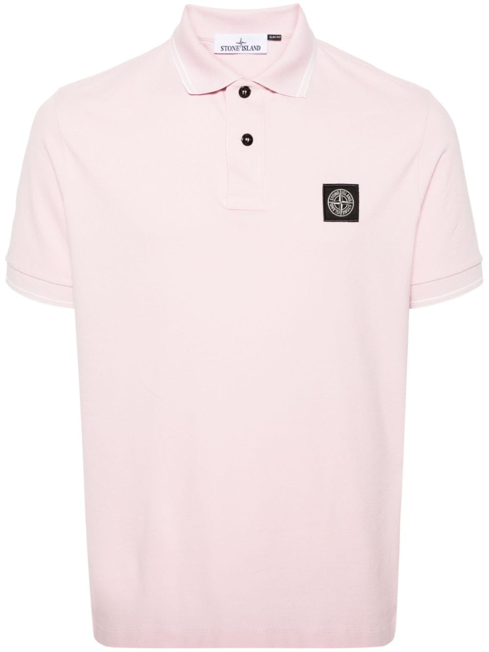 Stone Island Compass-motif polo shirt - Pink von Stone Island