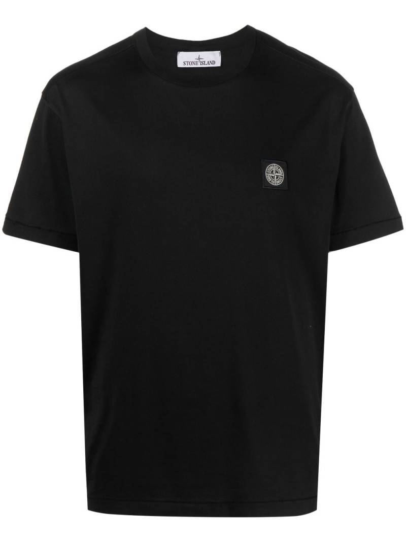 Stone Island Compass-patch cotton T-shirt - Black von Stone Island